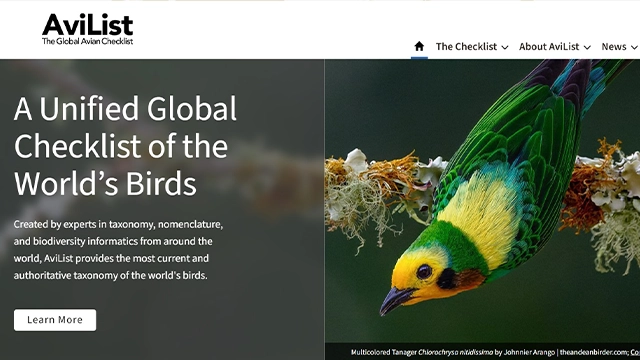 AviList: una llista mundial unificada d’ocells